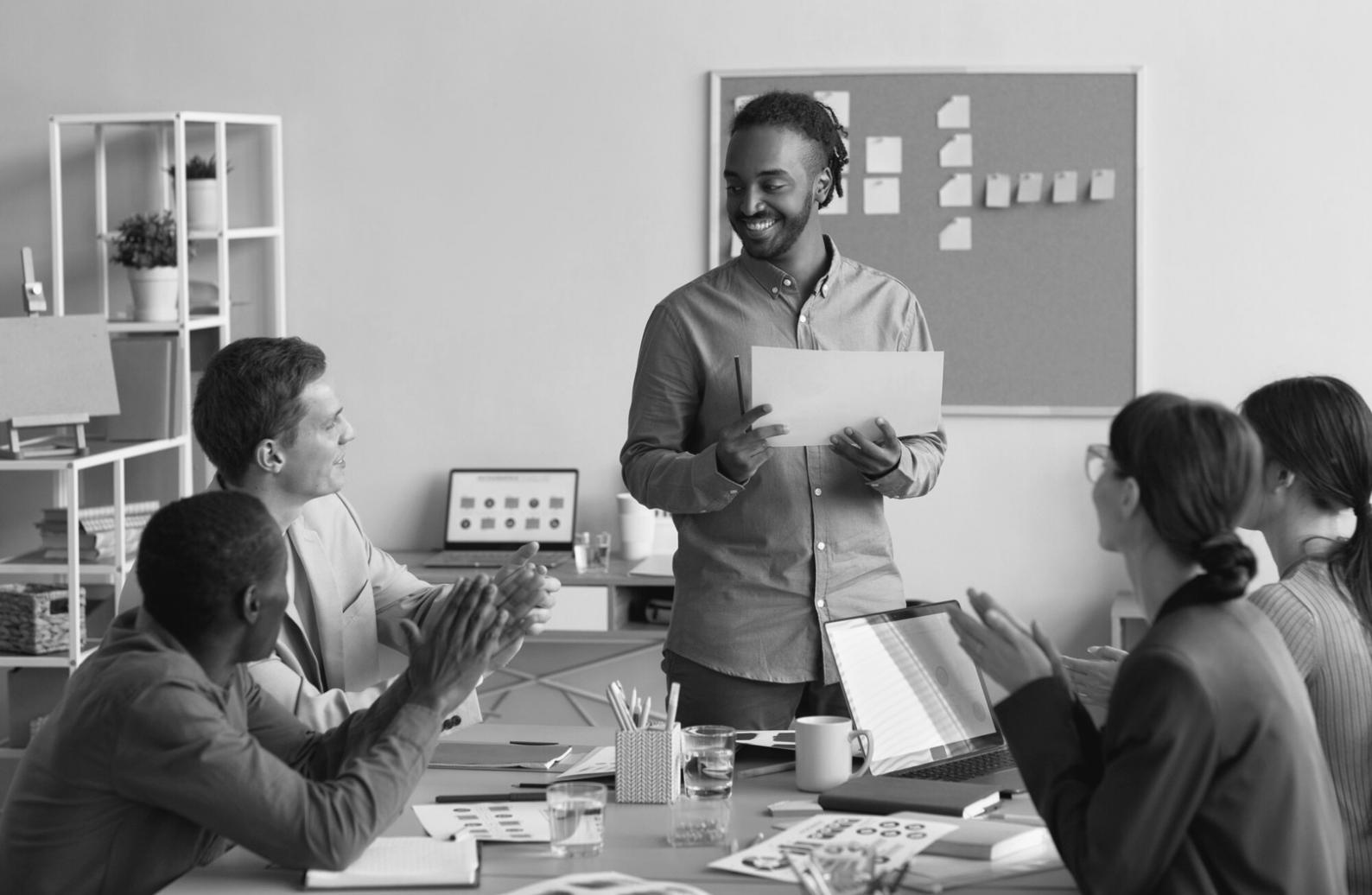 Expert instructors collaborating on financial analysis methodology
